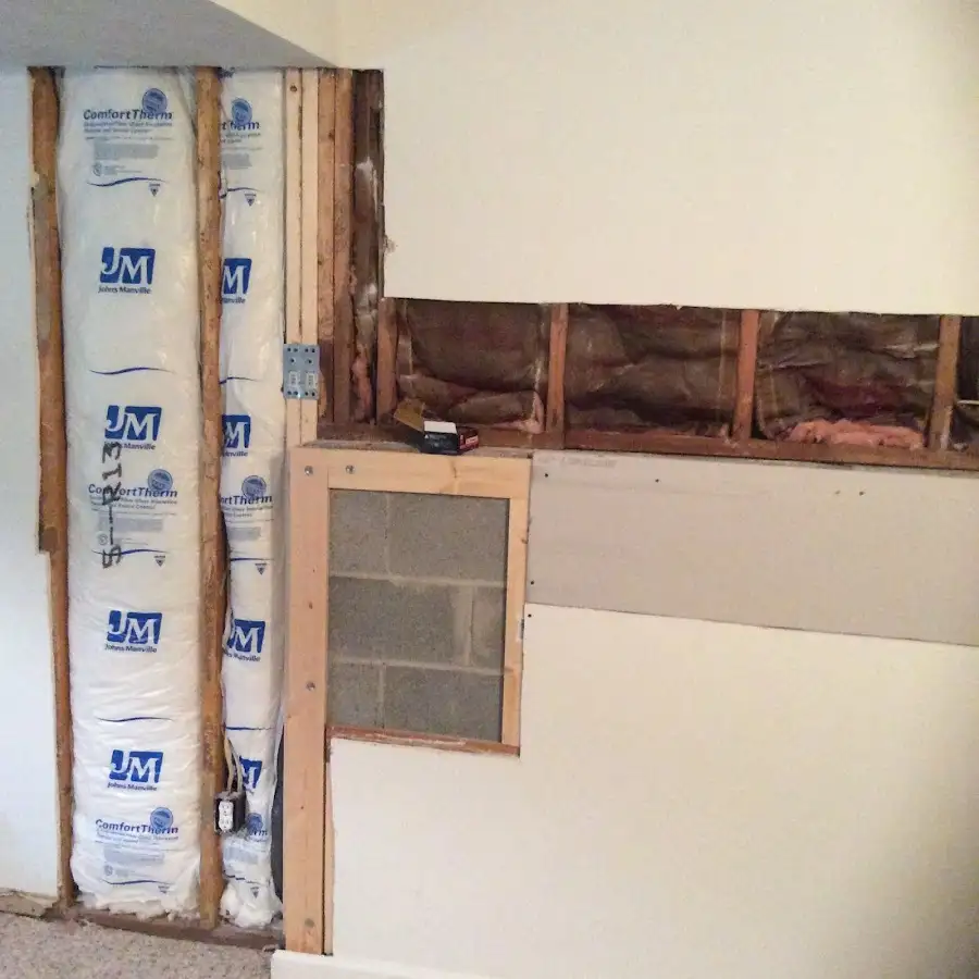 Wall insulation replacement during Contents Cleaning & Restoration in DeBary
